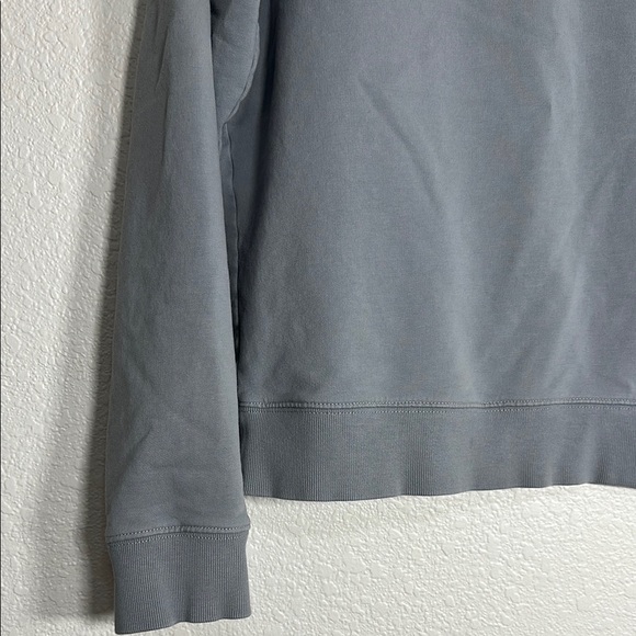 Athleta Gray Crewneck Sweater with Ribbed Details SP - Picture 3 of 5